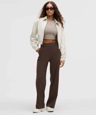 Lululemon Daydrift High-rise Straight-leg Trouser In Brown