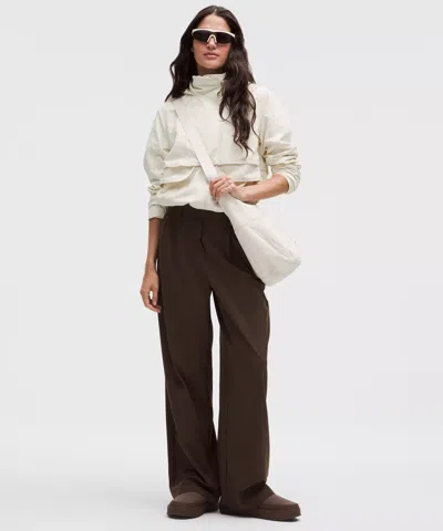 Lululemon Daydrift High-rise Wide-leg Trouser In Brown