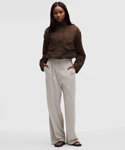 Lululemon Daydrift High-rise Wide-leg Trouser In Gray