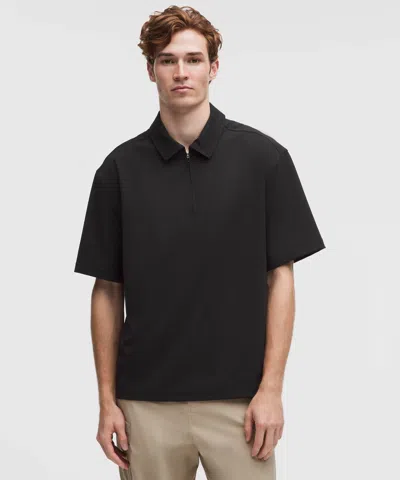 Lululemon Daydrift Oversized Zip-neck Polo Shirt In Blue