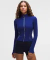 Lululemon Define Cropped Jacket In Blue