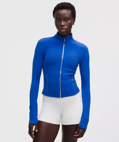 Lululemon Define Cropped Jacket In Blue