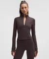 Lululemon Define Cropped Jacket In Brown