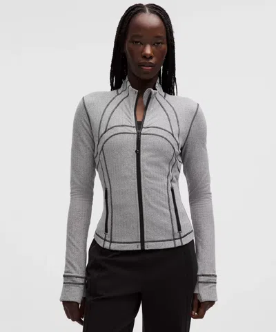 Lululemon Define Cropped Jacket In Gray
