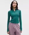 Lululemon Define Cropped Jacket In Green