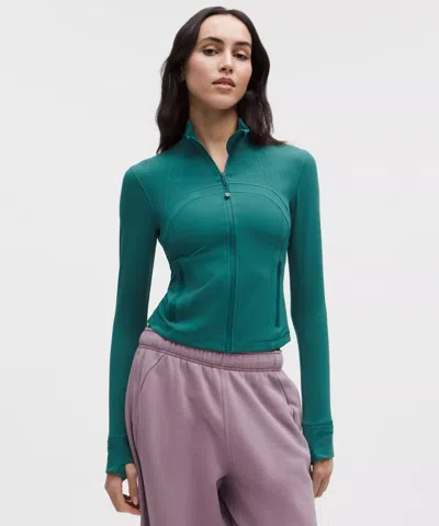 Lululemon Define Cropped Jacket In Green
