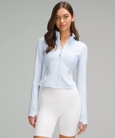 Lululemon Define Cropped Jacket Nulu In Blue