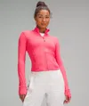 Lululemon Define Cropped Jacket Nulu In Pink