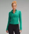 Lululemon Define Cropped Jacket Nulu In Green