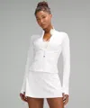 Lululemon Define Cropped Jacket Nulu In White