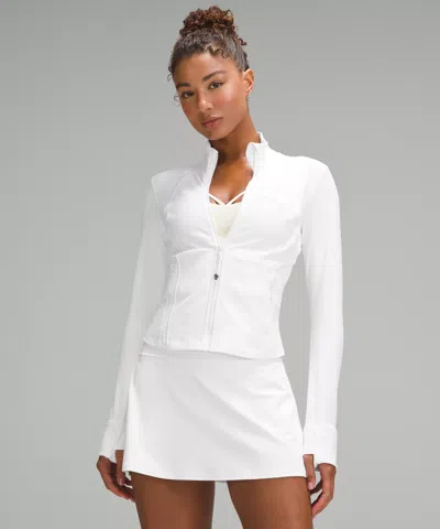 Lululemon Define Cropped Jacket Nulu In White