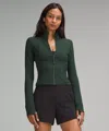 Lululemon Define Cropped Jacket Nulu In Green