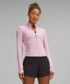 Lululemon Define Cropped Jacket Nulu In Pink