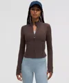 Lululemon Define Cropped Jacket Nulu In Brown