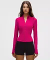 Lululemon Define Cropped Jacket In Pink