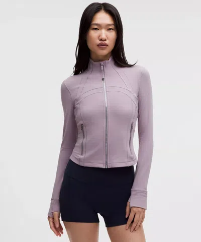 Lululemon Define Cropped Jacket In Purple
