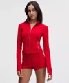 Lululemon Define Cropped Jacket In Red