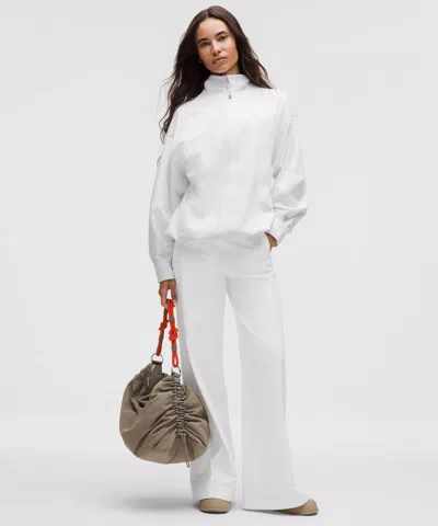 Lululemon Define High-rise Wide-leg Pant In White