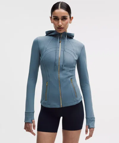 Lululemon Define Hooded Jacket In Blue