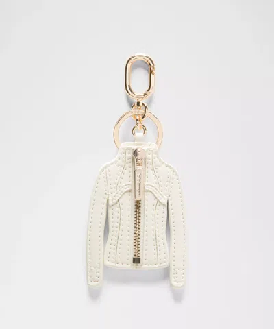 Lululemon Define Jacket Keychain In White