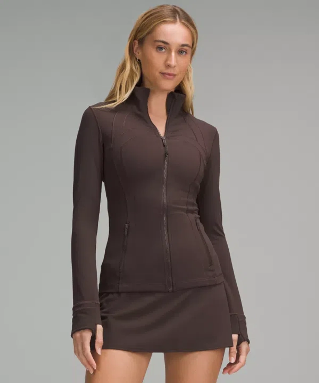 Lululemon Defineジャケットリブnulu ブラウン lululemon Define Jacket Nulu - Color Brown - Size 10 in Gray