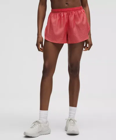 Lululemon Dolphin-hem Mid-rise Running Short 3" In Gray