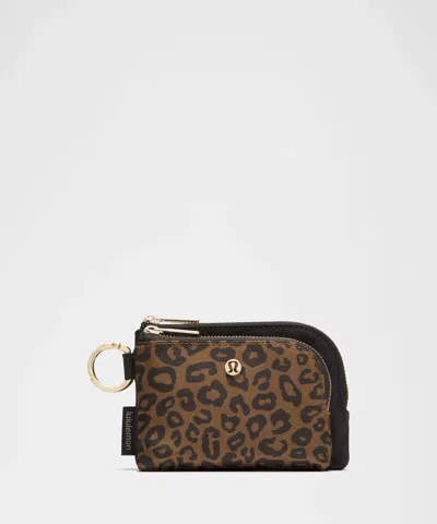Lululemon Double Zip Clippable Card Pouch