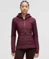 Lululemon Down For It All Jacket In Burgundy