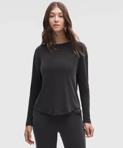 Lululemon Drapey Softstreme Boatneck Long-sleeve Shirt
