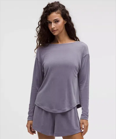 Lululemon Drapey Softstreme Boatneck Long-sleeve Shirt