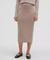 Lululemon Drapey Softstreme Column Midi Skirt