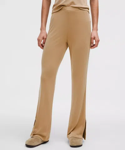 Lululemon Drapey Softstreme Flared Pant In Brown