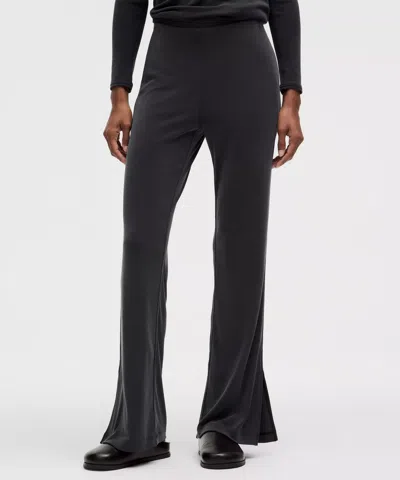 Lululemon Drapey Softstreme Flared Pant In Black
