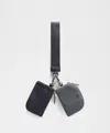 Lululemon Dual Pouch Wristlet In Black