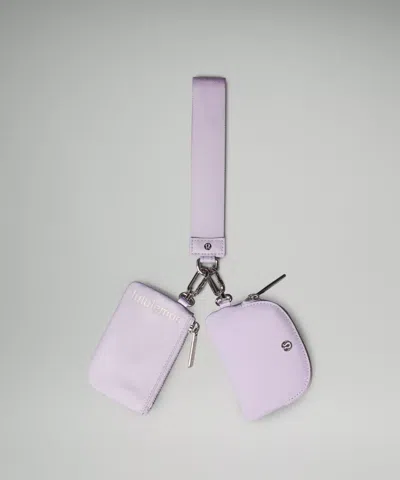 Lululemon Dual Pouch Wristlet In Purple