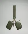 Lululemon Dual Pouch Wristlet Cactus Material In Green
