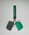 Lululemon Dual Pouch Wristlet Wordmark In Green