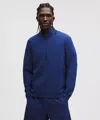 Lululemon Ease The Day Half Zip In Blue