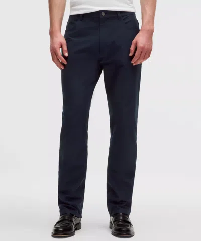 Lululemon Easyfive Classic-straight Pant 32l In Blue