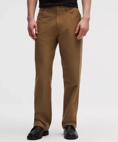 Lululemon Easyfive Loose-straight Pant 34l In Brown