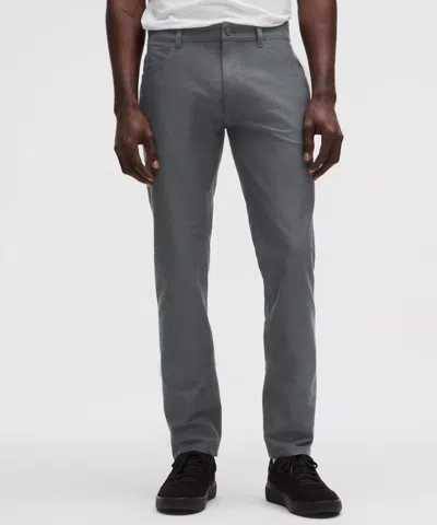 Lululemon Easyfive Slim-straight Pant 32l In Gray