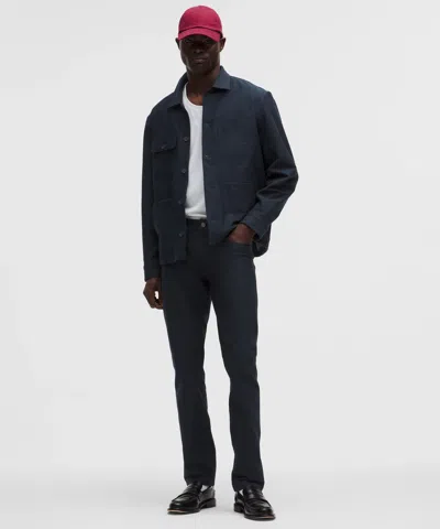 Lululemon Easyfive Slim-straight Pant 34l In Blue