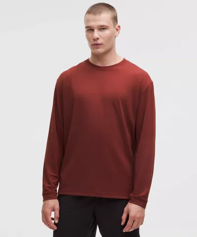 Lululemon Easyset Training Long-sleeve Shirt In Red