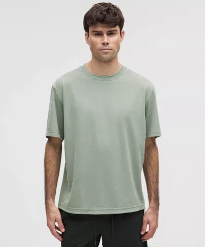 Lululemon Easyset Training Short-sleeve Shirt Wash In Green