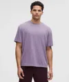 Lululemon Easyset Training Short-sleeve Shirt Wash In Purple