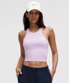 Lululemon Ebb To Street Cropped Racerback Tank Top