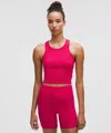 Lululemon Ebb To Street Cropped Racerback Tank Top