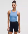 Lululemon Ebb To Street Cropped Racerback Tank Top