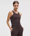 Lululemon Ebb To Street Cropped Racerback Tank Top
