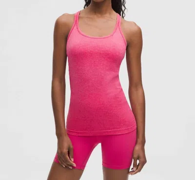 Lululemon Ebb To Street Cropped Racerback Tank Top In Raspberry Coulis In Multi